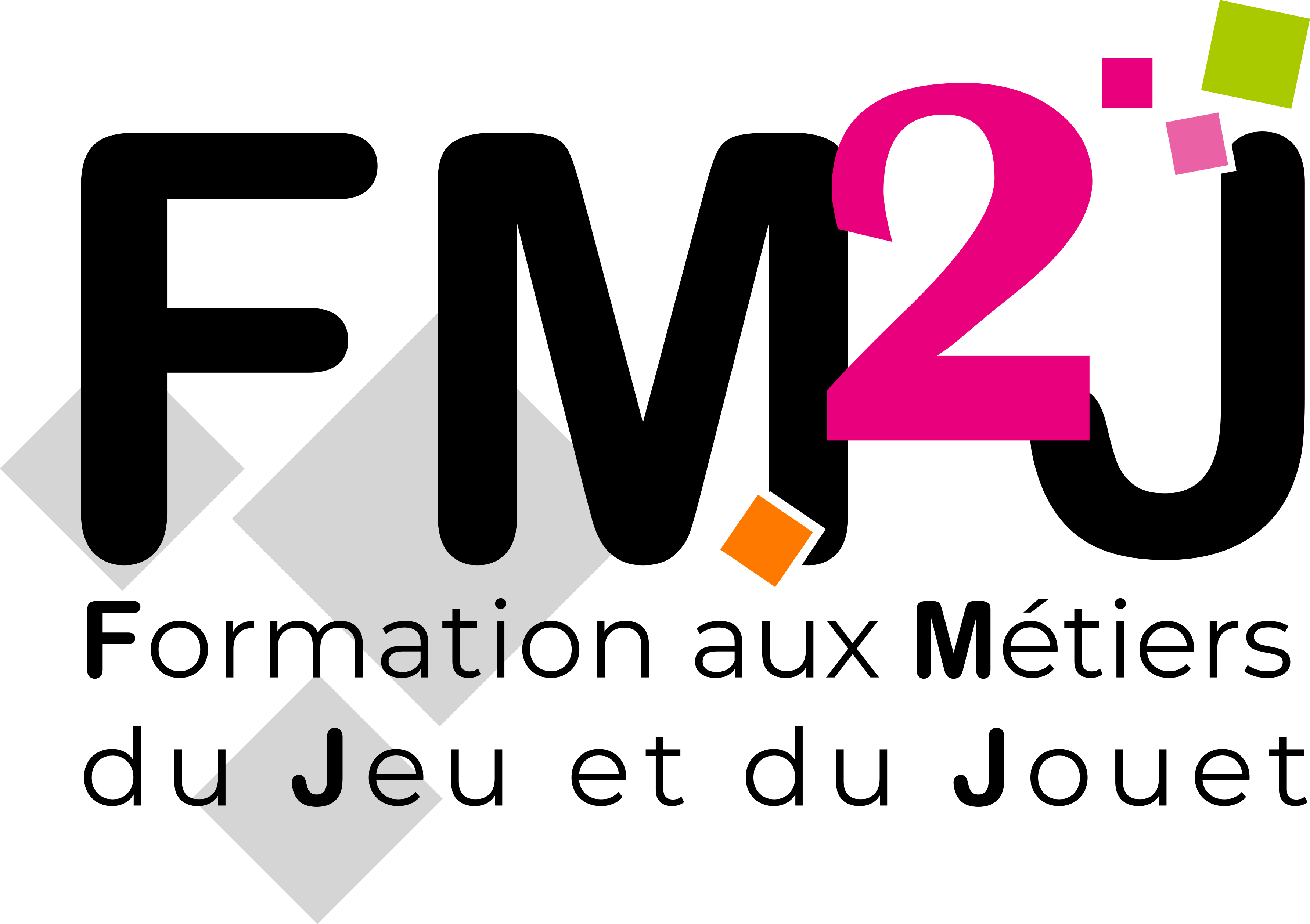 logo Centre national de Formation aux Métiers du Jeu et du Jouet (FM2J)